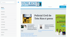 Desktop Screenshot of entreriosjornal.com.br