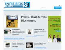 Tablet Screenshot of entreriosjornal.com.br